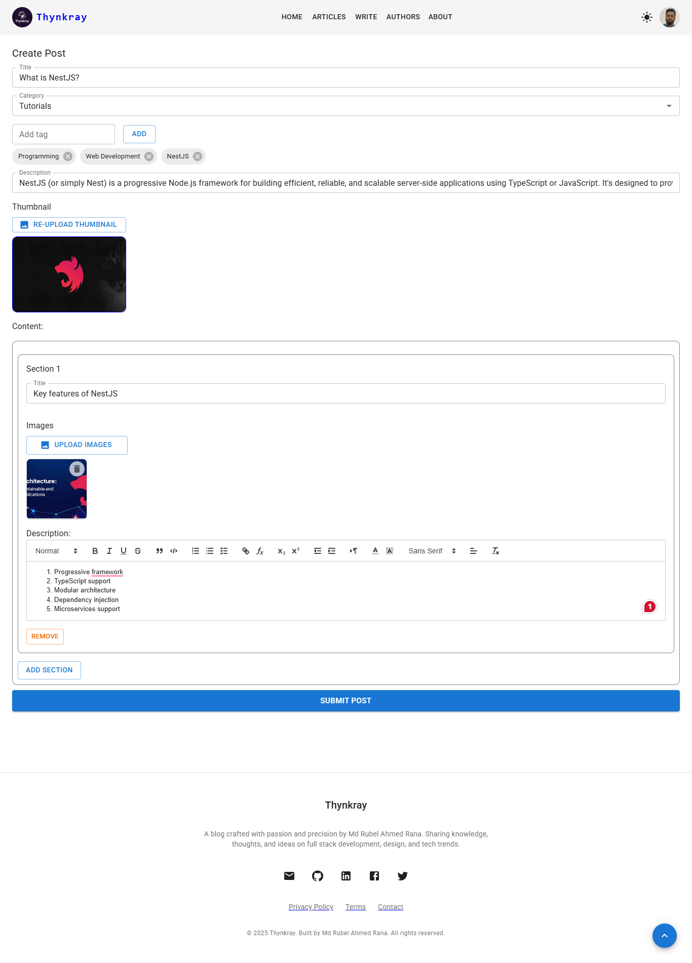 Project image